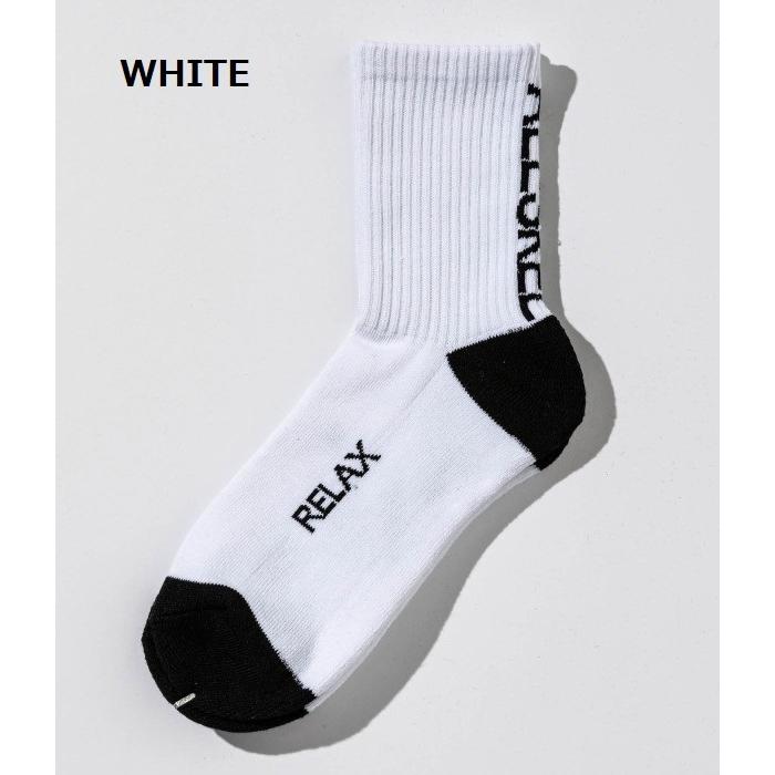 1PIU1UGUALE3 RELAX ウノピゥウノウグァーレトレ ロゴパイルソックス 靴下 おしゃれ ブランド シンプル フリーサイズ ギフト | 1PIU1UGUALE3 RELAX | 02