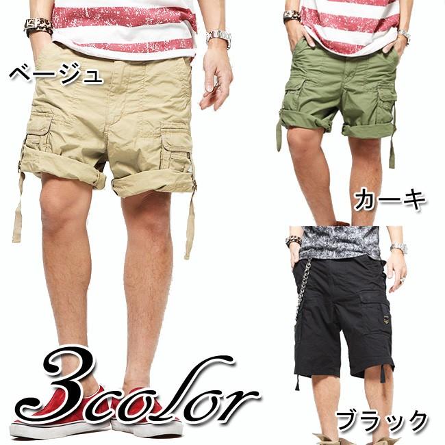 ヴァロッシュ VAROSH ロールアップカーゴショーツ ハーフパンツ ショートパンツ | VAROSH