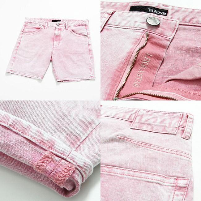 VAROSH ヴァロッシュ カラーブリーチストレッチショーツ ハーフパンツ ショートパンツ 短パン | VAROSH | 02
