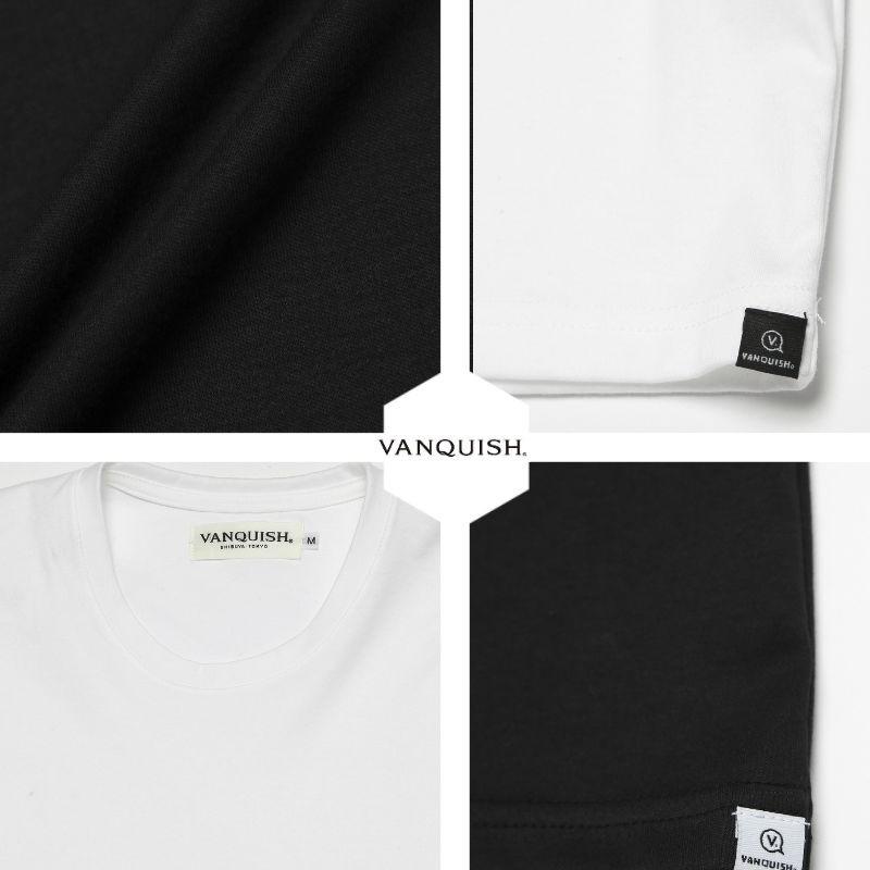 VANQUISH ヴァンキッシュ Tシャツ プレミアムスムースコットンクルーネックTシャツ Uネック 丸首 tee BITTER ビター系 | VANQUISH | 07