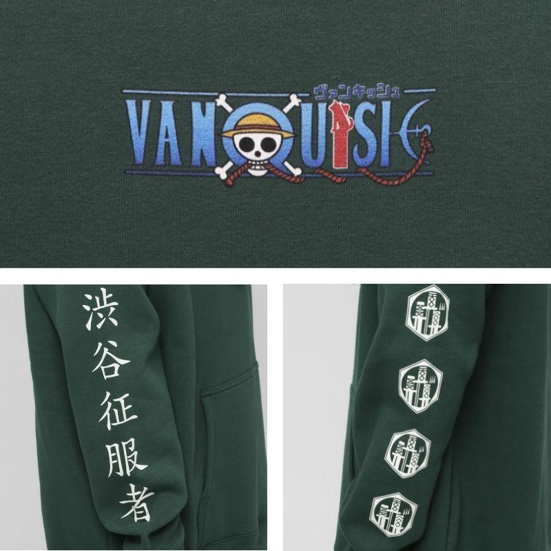 ヴァンキッシュ ワンピース One Piece コラボ Vanquish Zoro ゾロ Hoodie ワノ国編 パーカー 麦わらの一味 フーディー メンズ レディース 漫画 裏毛 Vgc1246 Upper Gate 通販 Yahoo ショッピング