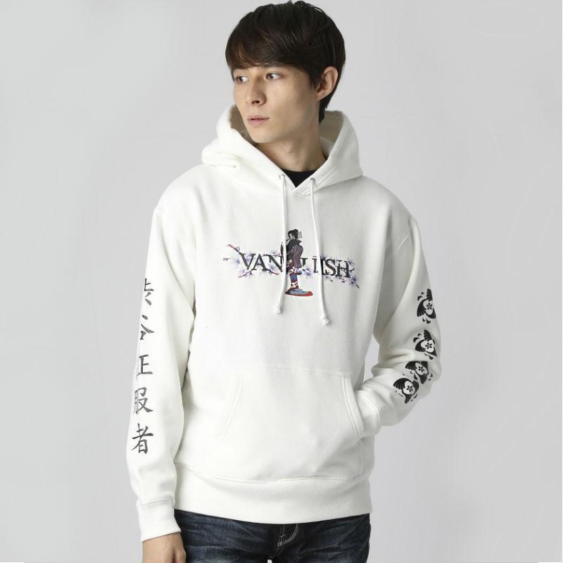 ワンピース コラボ Vanquish ヴァンキッシュ One Piece Robinニコ ロビン Hoodie ワノ国編 パーカー メンズ レディース ストリート 和 漫画 アニメ 裏毛 Vgc1247 Upper Gate 通販 Yahoo ショッピング