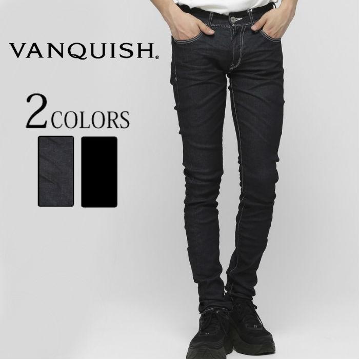 Vanquish ヴァンキッシュ ワンウォッシュパワーストレッチニードルスキニーデニム スキニーパンツ メンズ ジーンズ スリム 細身 Vjp2225 Upper Gate 通販 Yahoo ショッピング