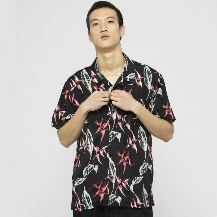 ヴァンキッシュ VANQUISH レーヨンリーフオープンカラーシャツ アロハシャツ カジュアル メンズ ブランド | VANQUISH | 03