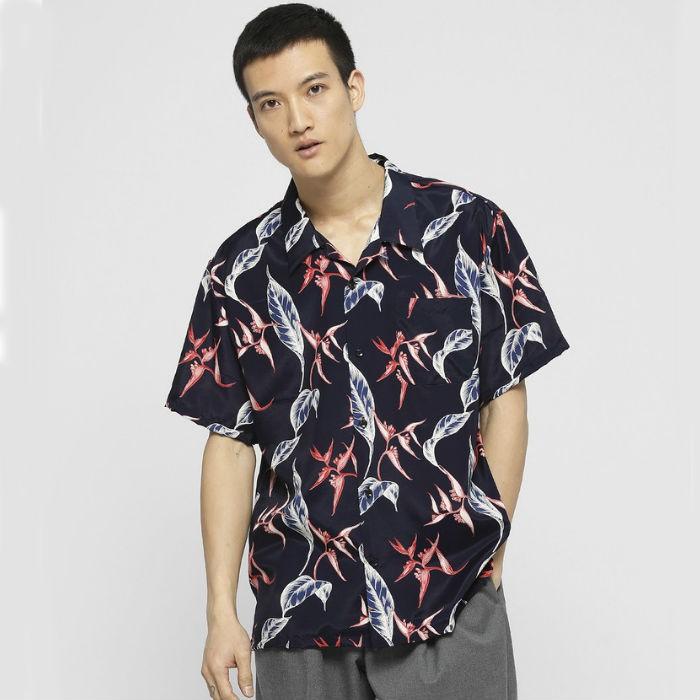 ヴァンキッシュ VANQUISH レーヨンリーフオープンカラーシャツ アロハシャツ カジュアル メンズ ブランド | VANQUISH | 05