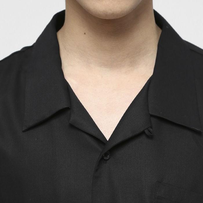 ヴァンキッシュ VANQUISH レーヨンオープンカラーシャツ カラーシャツ 長袖 サマー 夏 メンズ トップス ブラック グリーン マスタード | VANQUISH | 07