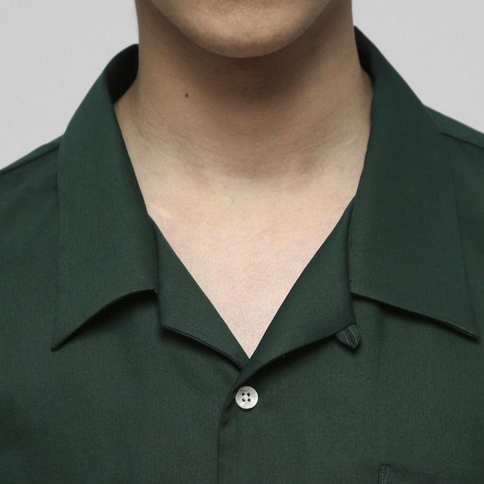 ヴァンキッシュ VANQUISH レーヨンオープンカラーシャツ カラーシャツ 長袖 サマー 夏 メンズ トップス ブラック グリーン マスタード | VANQUISH | 08