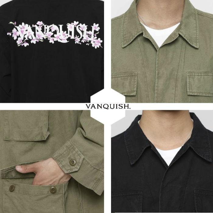 VANQUISH ヴァンキッシュ SAKURA BDU ミリタリージャケット カーキ ブラック ビター系 | VANQUISH | 09