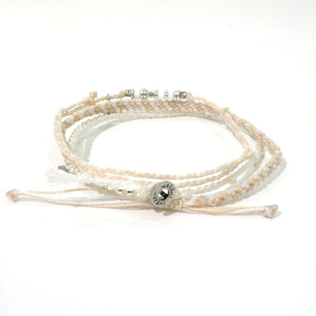 wakami ワカミ アンクレット 3本セット ベージュ メンズ レディース ユニセックス 男女兼用 |  | 01