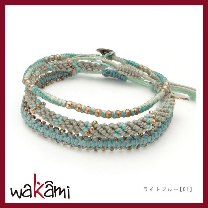 wakami ワカミ ユニセックス STAR 3ストランドブレスレット |  | 01