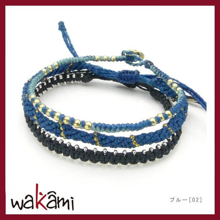 wakami ワカミ ユニセックス STAR 3ストランドブレスレット |  | 02
