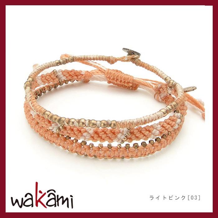 wakami ワカミ ユニセックス STAR 3ストランドブレスレット |  | 03