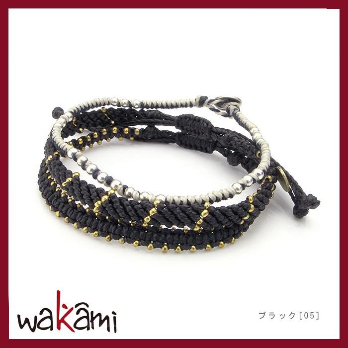 wakami ワカミ ユニセックス STAR 3ストランドブレスレット |  | 05