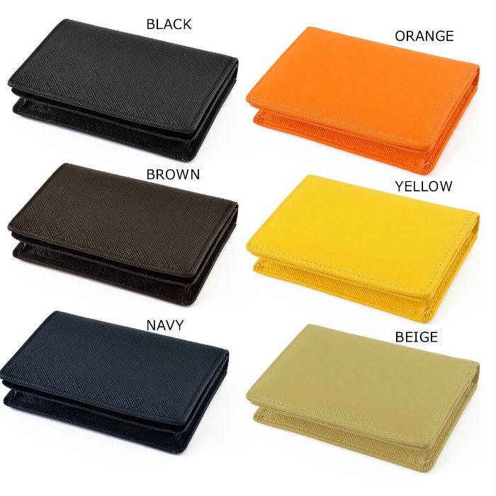 本革 レザーカードケース 名刺入れ（WAL-006）ビジネス カード入れ メンズ mens カジュアル 男性 |  | 01