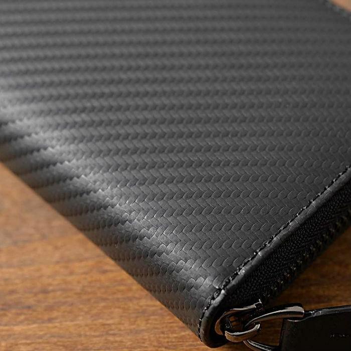 本革カーボンレザー長財布 ウォレット 財布 学生 ビジネス 男性 |  | 07
