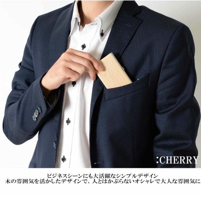 天然木製カードケース カードケース 名刺ケース 名刺入れ 木製 ステンレス |  | 05