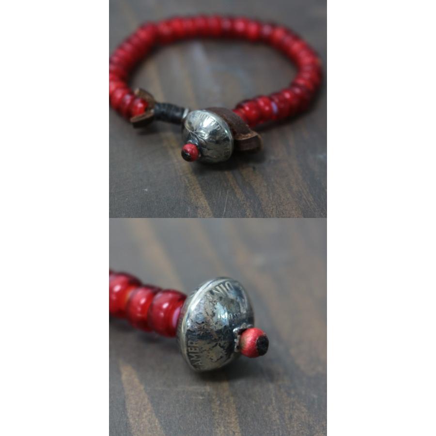 NORTH craft ノースクラフト　10¢ビーズ　ホワイトハーツブレス Sサイズ メンズ ブランド ビーズ |  | 01