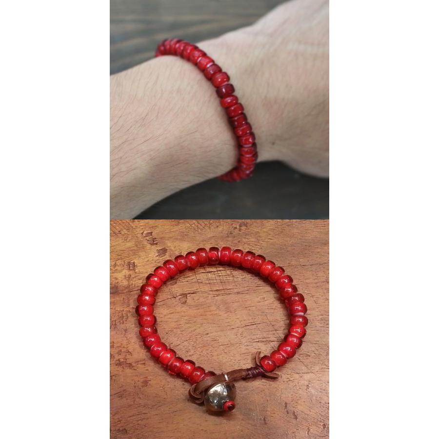 NORTH craft ノースクラフト　10¢ビーズ　ホワイトハーツブレス Sサイズ メンズ ブランド ビーズ |  | 02