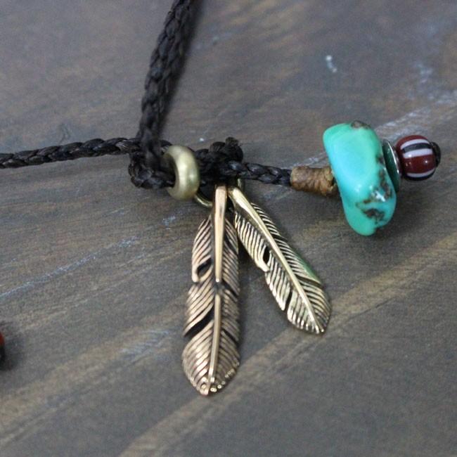 NORTH craft ノースクラフト　ブラスフェザー ナゲットターコイズアンクレット メンズ レディース ブランド |  | 01