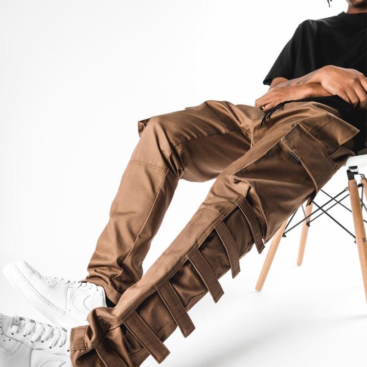 BLACKTAILOR ブラックテイラー X3 CARGO ＢＲＯＷＮ メンズ カーゴパンツ ジョガーパンツ メンズ パンツ おしゃれ ストリート 伸縮性 |  | 05