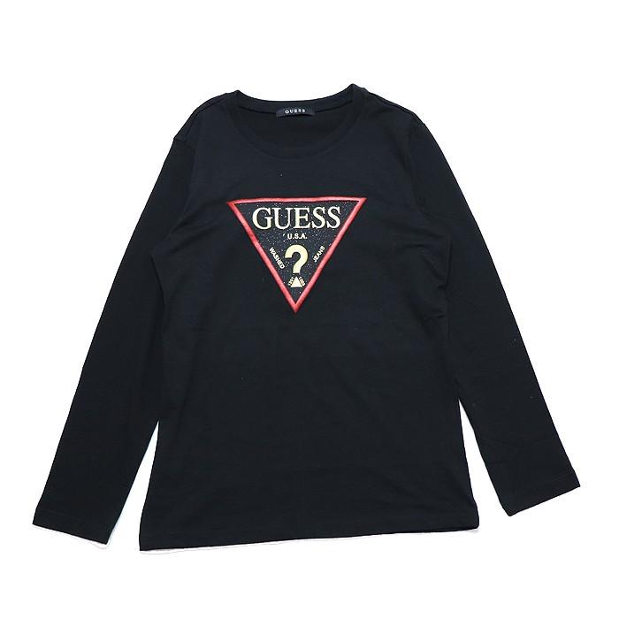 [SALE 36%OFF] GUESS ゲス レディース プリント 長袖 Tシャツ ロンTEE ウィメンズ シンプル ホワイト ブラック ロゴT トライアングルロゴ | GUESS | 04