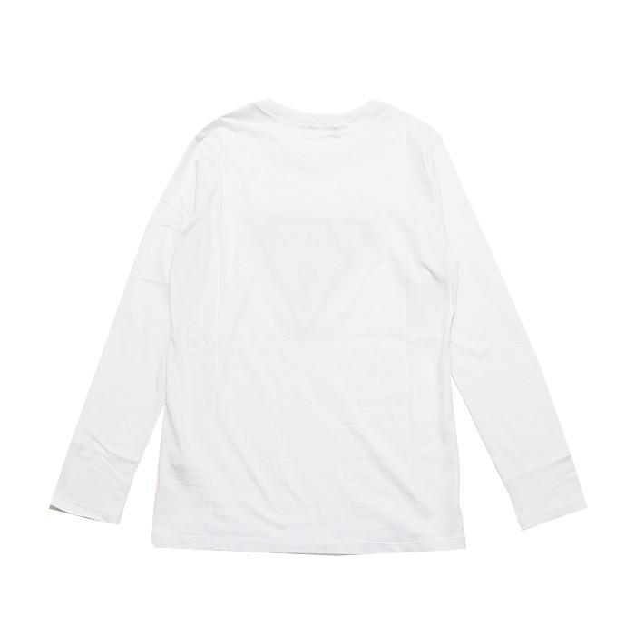 [SALE 36%OFF] GUESS ゲス レディース プリント 長袖 Tシャツ ロンTEE ウィメンズ シンプル ホワイト ブラック ロゴT トライアングルロゴ | GUESS | 08