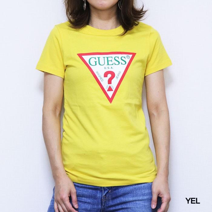 ゲス GUESS Tシャツ 半袖 レディース 半袖Tシャツ おしゃれ ブランド ロゴ 白 黒 yj2k9415k｜upper-gate｜10