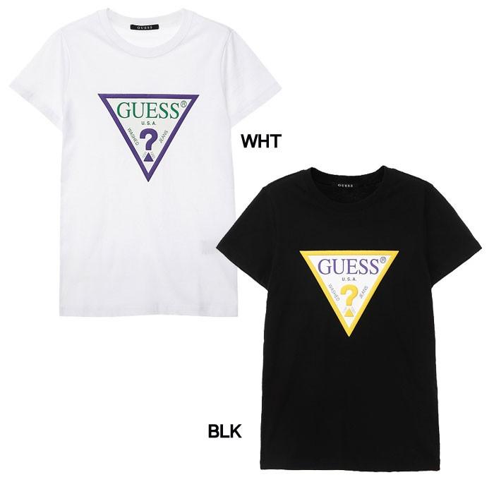 ゲス GUESS Tシャツ 半袖 レディース 半袖Tシャツ おしゃれ ブランド ロゴ 白 黒 yj2k9415k｜upper-gate｜13