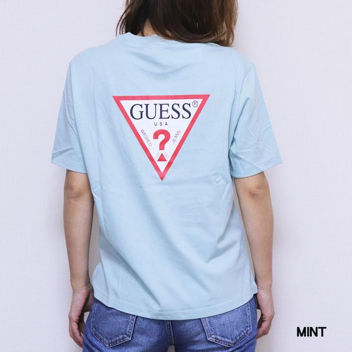 ゲス GUESS Tシャツ 半袖 レディース 半袖Tシャツ おしゃれ ブランド バックロゴ  yj2k9418k｜upper-gate｜10