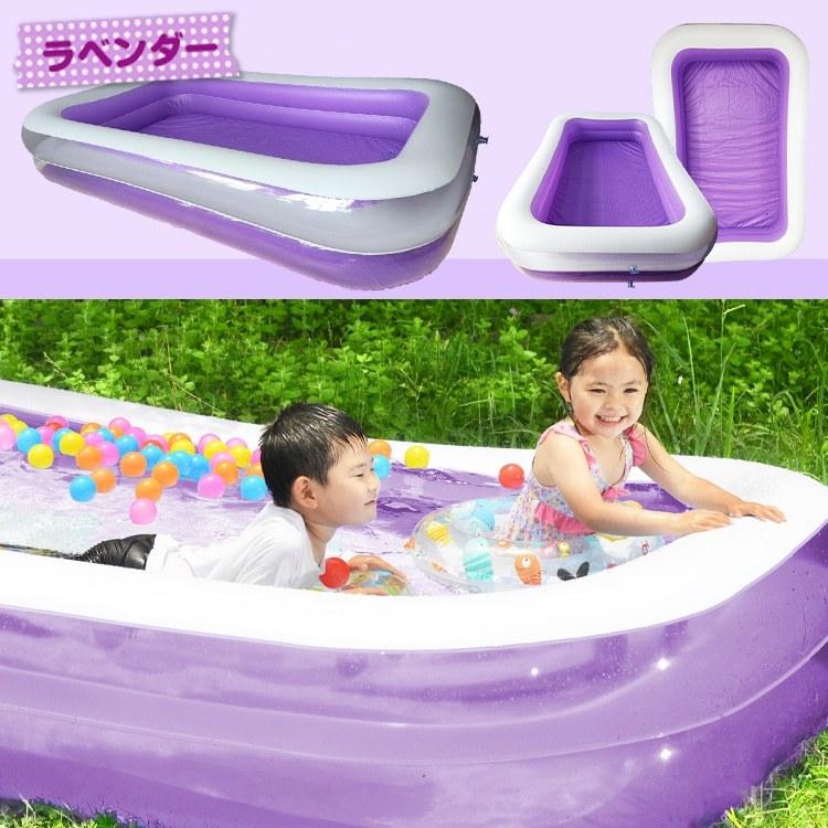 特大 ビニールプール 大型 プール おもちゃ ゲーム プール 水遊び プール子供用 夏休み 家庭用 大きい ファミリー 2気室 262cm×170cm 水遊び レジャー |  | 07