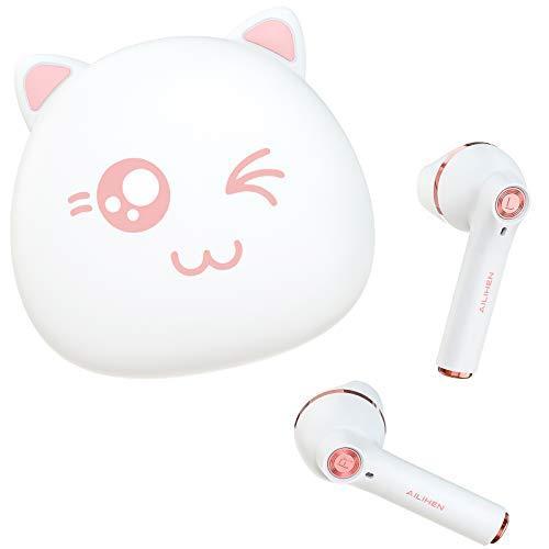 超大特価 Ailihen Hi Cat 可愛い完全ワイヤレス イヤホン Bluetooth 5 0 Edr 内蔵マイクipx7防水 高音質 低遅延 猫型イヤフォン最大 受賞店舗 Turningheadskennel Com
