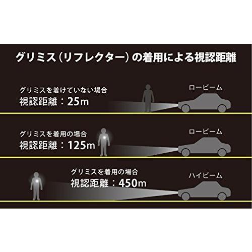 Glimmis グリミス スカルボーン ブラック BK 北欧 リフレクター 反射 キーホルダー 再帰性反射素材|upper-ground2|03