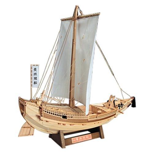 ウッディジョー 1/72 菱垣廻船 ひがきかいせん 木製帆船模型 組立キット ウッディジョー 菱垣廻船 ひがきかいせん