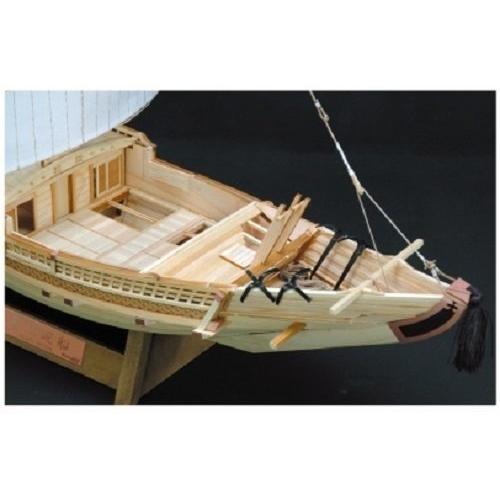 ウッディジョー 1/72 菱垣廻船 ひがきかいせん 木製帆船模型 組立キット ウッディジョー 菱垣廻船 ひがきかいせん