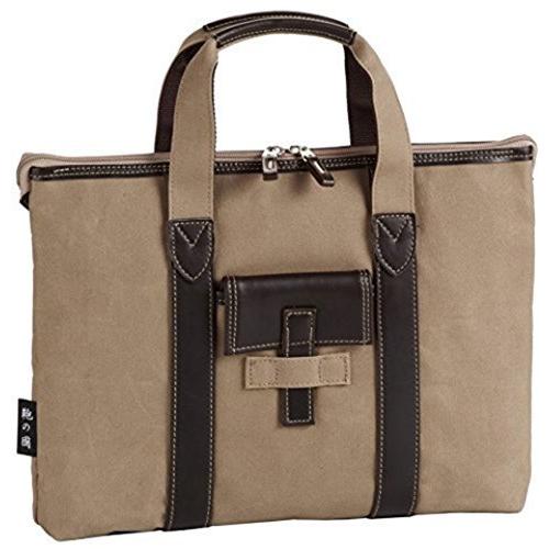 日本製 豊岡生産 鞄の國 帆布ビジネスカジュアルバッグ 帆布ビジネスカジュアルバッグ 国産かばんのメッカ 兵庫県豊岡市で製造されています レディースファッション A B01nav1bpu 2406 アッパーグラウンド2号店 ベージュ