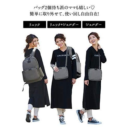 Sweet Mommy 大容量 23l マザーズバッグ リュック ショルダーバッグ 一体型 2点セット 撥水 抱っこ紐したままおろ A B08dqvw533 1227 アッパーグラウンド2号店 通販 Yahoo ショッピング