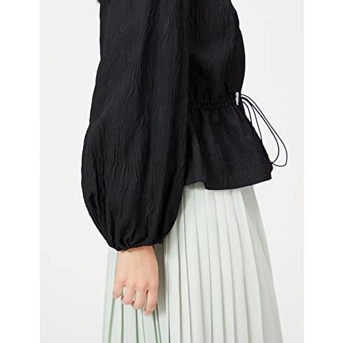 [フレイ アイディー] ボリュームスリーブドロストブルゾン FWFJ221501 レディース BLK 0 