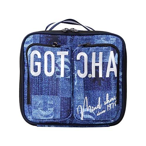 ガッチャ ゴルフ Gotcha Golf リバーシブル スクエア その他ゴルフ用バッグ デニム デニム プリント 19 5cm ラウンドポーチ アッパーグラウンド2号店 229gg8505 インディゴ F A B09vp9mjl5 2416 激安通販販売