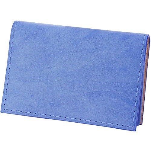 最旬ダウン 藍染めレザー 本革 カードケース バギーポート Port バギーポート Baggy Zys 094 Bp Zys 094 Bl ブルー メンズ 財布 帽子 ファッション小物 Headshotsbar Com