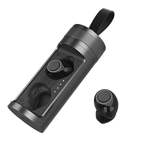 Bluetooth イヤホン 完全ワイヤレス型イヤホン 3Dステレオサウン Bluetooth5.0 付500mAh超大容量収納充電ボックス 両耳｜upper-ground5｜02