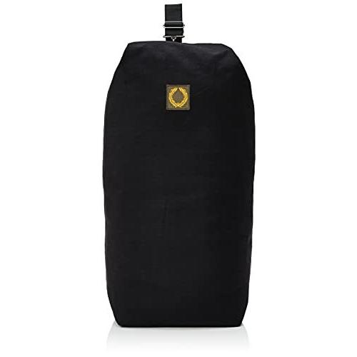 [エフスタイル] 旅行用メッセンジャーバッグ 紋章刺繍ワッペン付き 大容量57L 29 cm ブラック その他スポーツバッグ