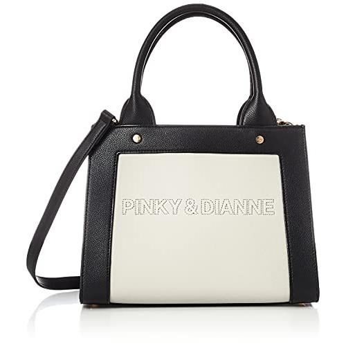 新春福袋21 バッグ ピンキーアンドダイアン ブラックフレーム ホワイト レディース ハンドバッグ