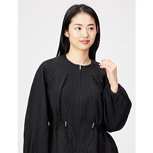 [フレイ アイディー] ボリュームスリーブドロストブルゾン FWFJ221501 レディース BLK 0 