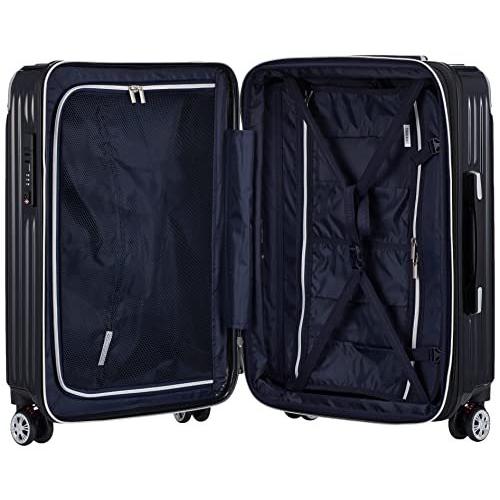 [シフレ] ハードジッパースーツケース Trident トライデント TRI2035K 68L 56 cm 3.8kg ブラック 