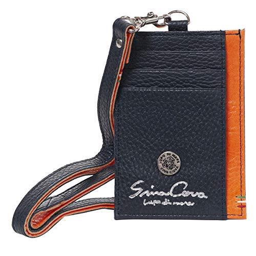 シナコバ Cova 2765 Sina Cova カードケース メンズ ネックストラップ F ファッション ネイビー 牛革 アッパーグラウンド店 2765 A B08h52ycpd 2123
