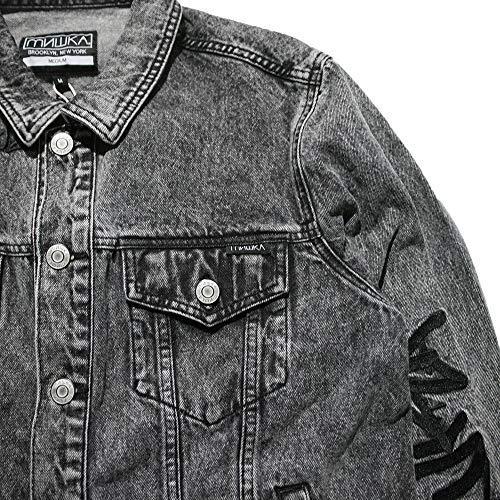 New限定品 ミシカ Mishka Keep Watch Embroidery Art デニム ジャケット グレー 灰 Maw0512 Denim Jacket Grey L オープニング大放出セール Www Skylanceronline Com