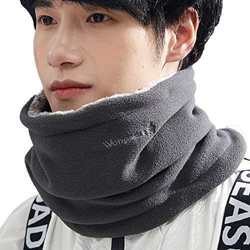 話題の人気 ウエア Adcey ネックウォーマー メンズ 防寒具 ふわふわ 厚手 裏ボア 冬 暖かい 持ち運び便利 伸縮素材 スキー用 Aun Sch Ng