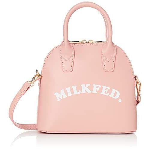 ミルクフェド Bag トートバッグ Cooper ブランドロゴのデザインが可愛いバッグです 2wayなのでデイリーコーデに合わせやすく使いやすさが魅力 A B08tzslfqr 2310 ミルクフェド Logo ハンドバッグ 2way Bag レディース Ltpink アッパーグラウンド店