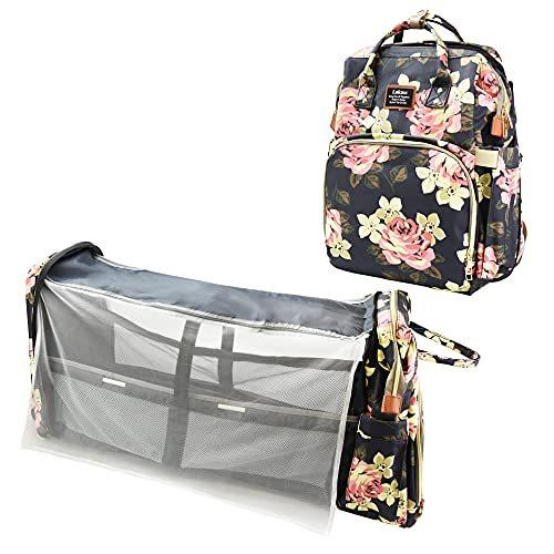 激安正規 ノンブランド品 マザーズバッグ リュック ママバッグ 大容量 多機能 折りたたみ ベビーベッド おしゃれ 花柄 マタニティ 産後用品 Smssvg Org