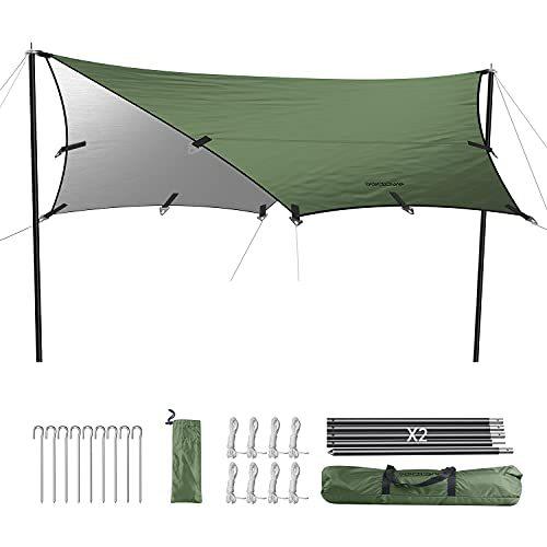 限定版 遮光 コットン 防カビ加工 4人用 焚き火可能 ポリコットン ヘキサタープ Tc タープ Dokicamp 遮熱 おし ソロ 難燃 タープテント Www Oroagri Eu